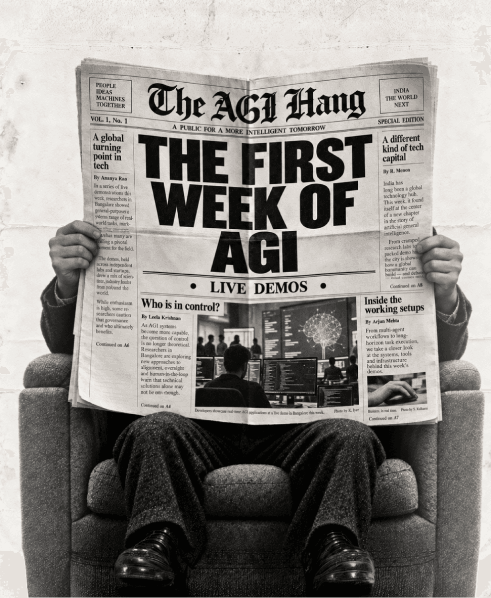 The First week of AGI hang I Pune