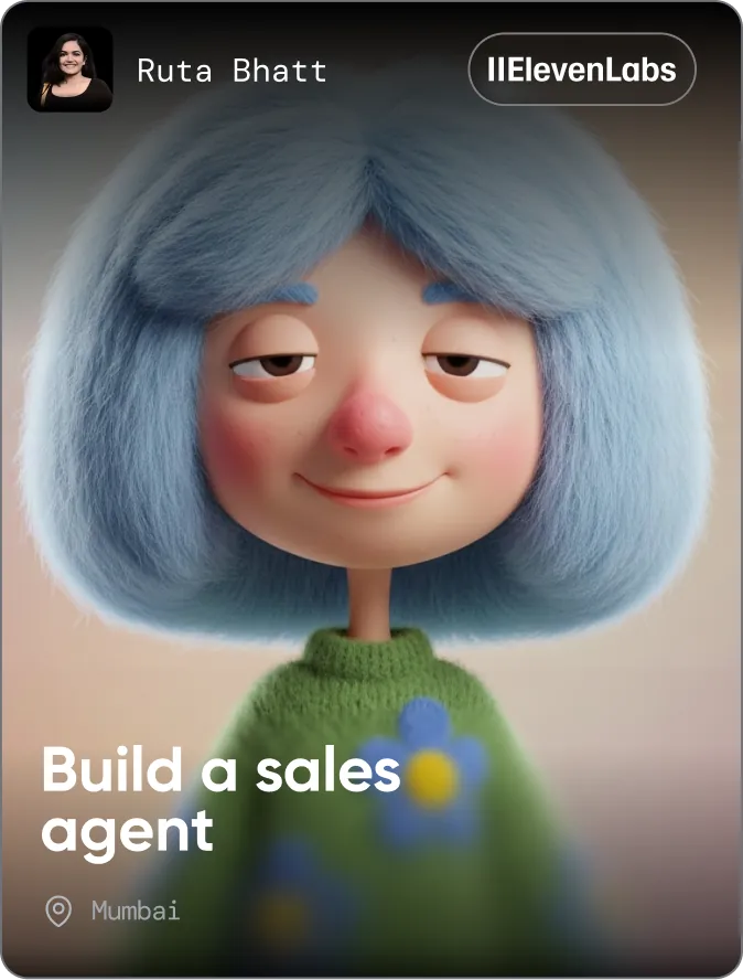 Build a Sales Agent - Mumbai