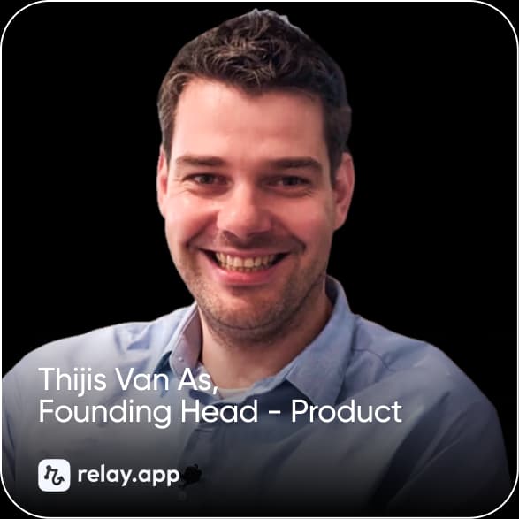 Thijs Van As - Relay App