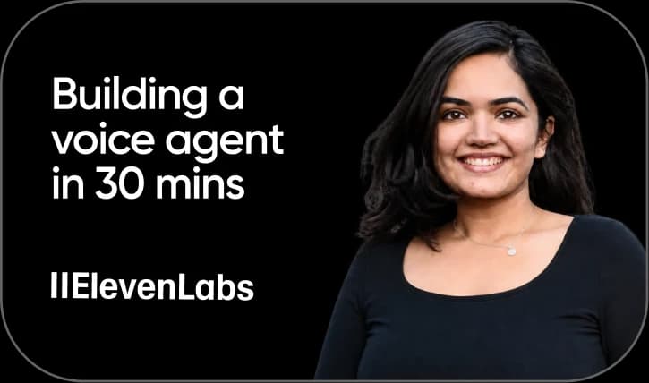 Building a voice agent in 30 mins
