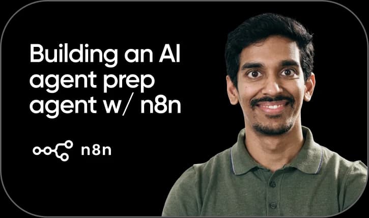 Building an AI agent prep agent w/ n8n