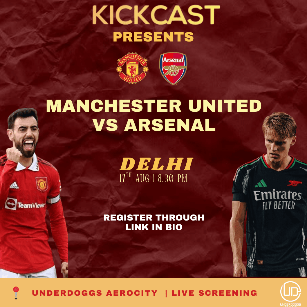 Manchester United vs Arsenal Live in New Delhi