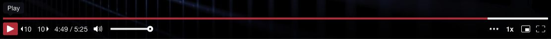 Playback controls: play, skip back or forward, timeline, volume, speed, picture in picture and full screen.